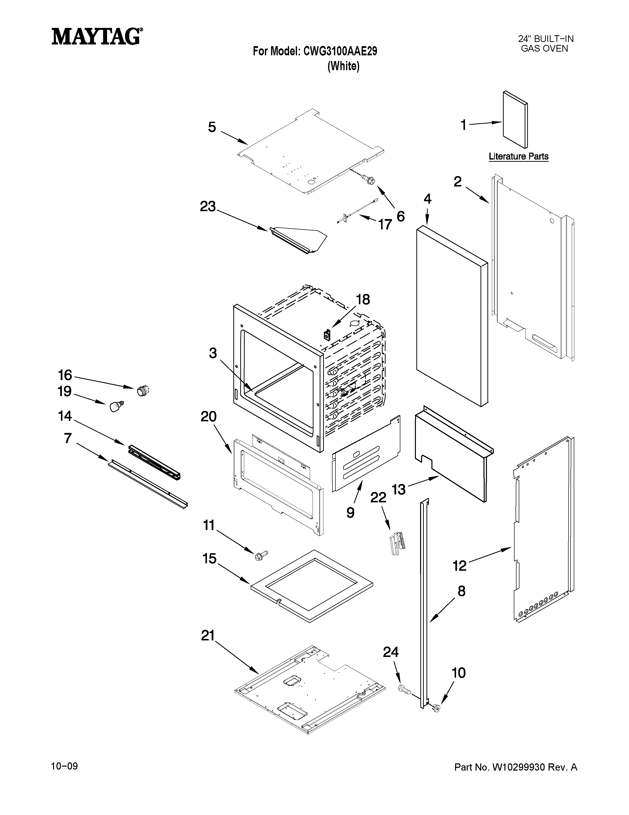 OVEN PARTS
