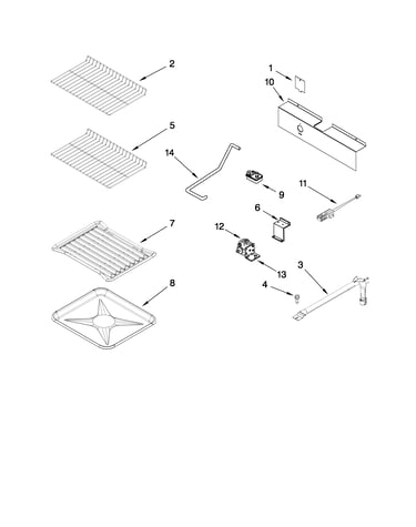 Internal oven parts