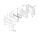 Oven door parts
