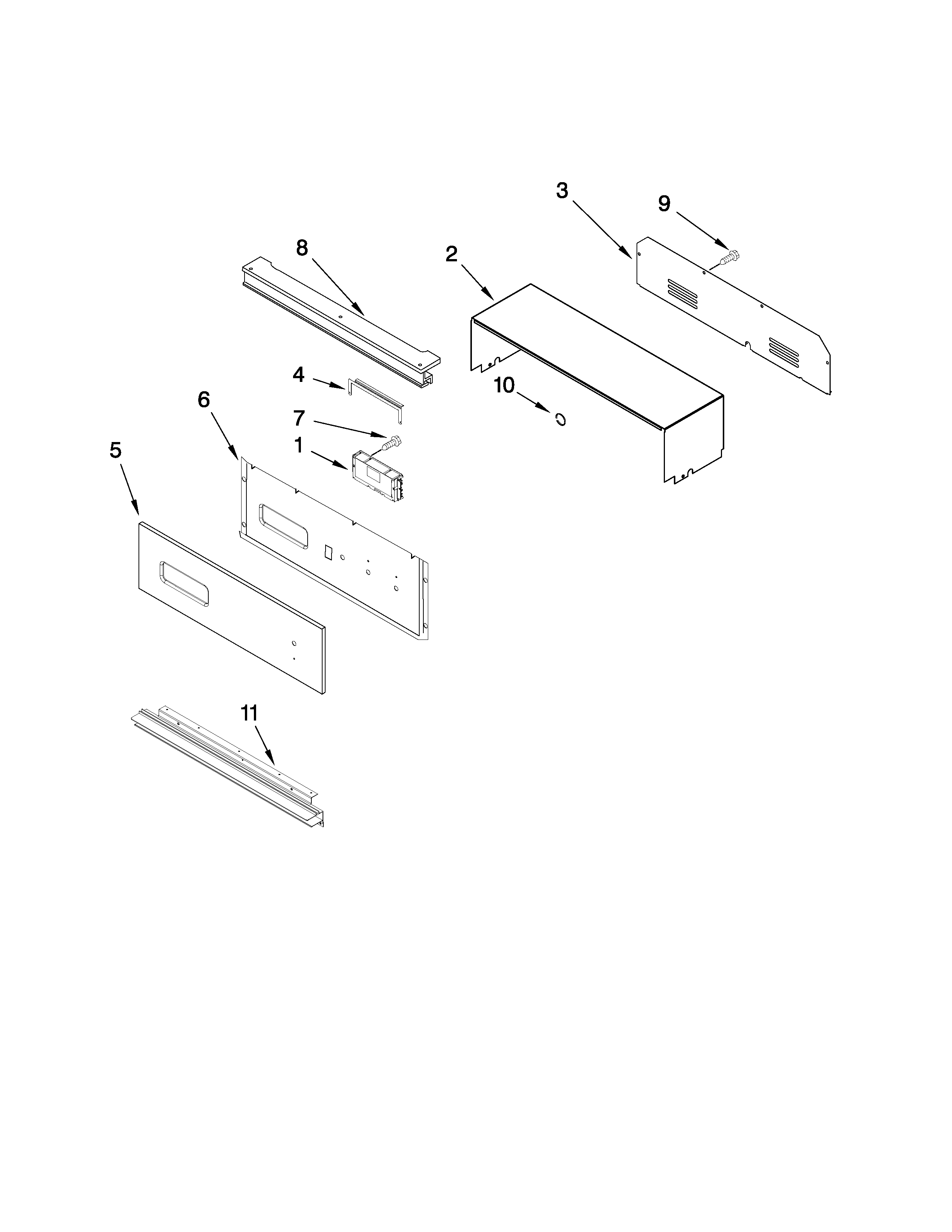 CONTROL PANEL PARTS