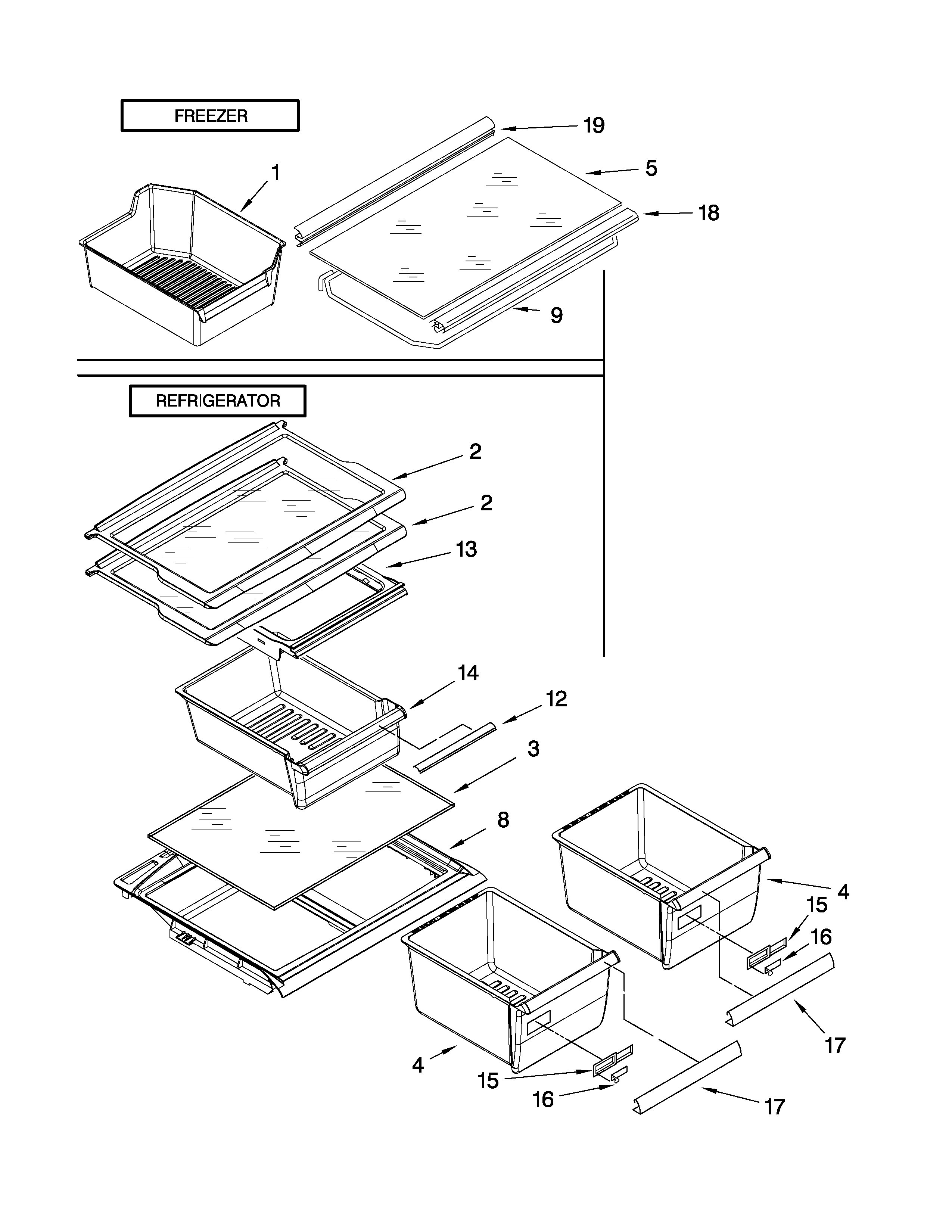 SHELF PARTS