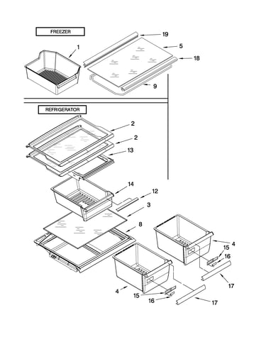 Shelf parts