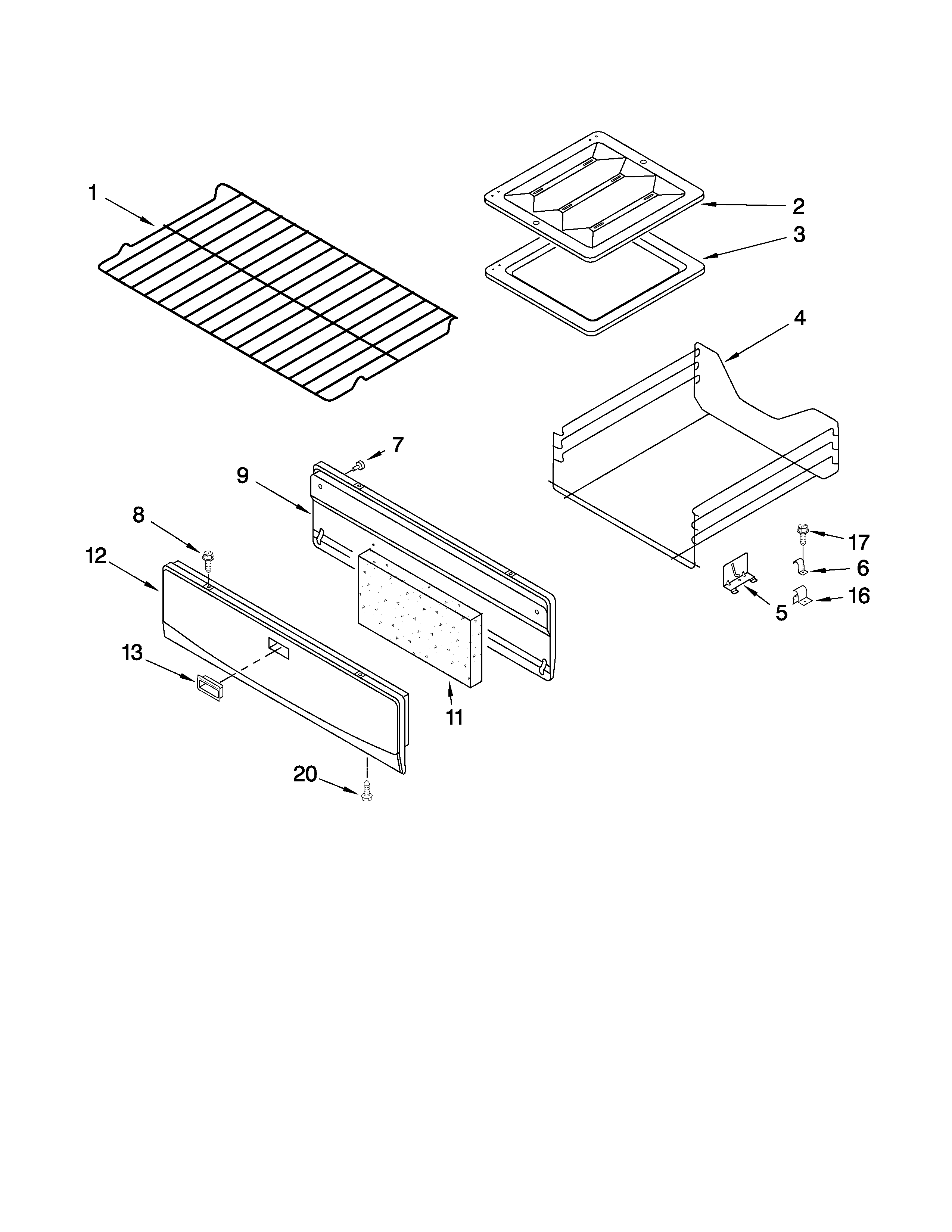 Oven & broiler parts