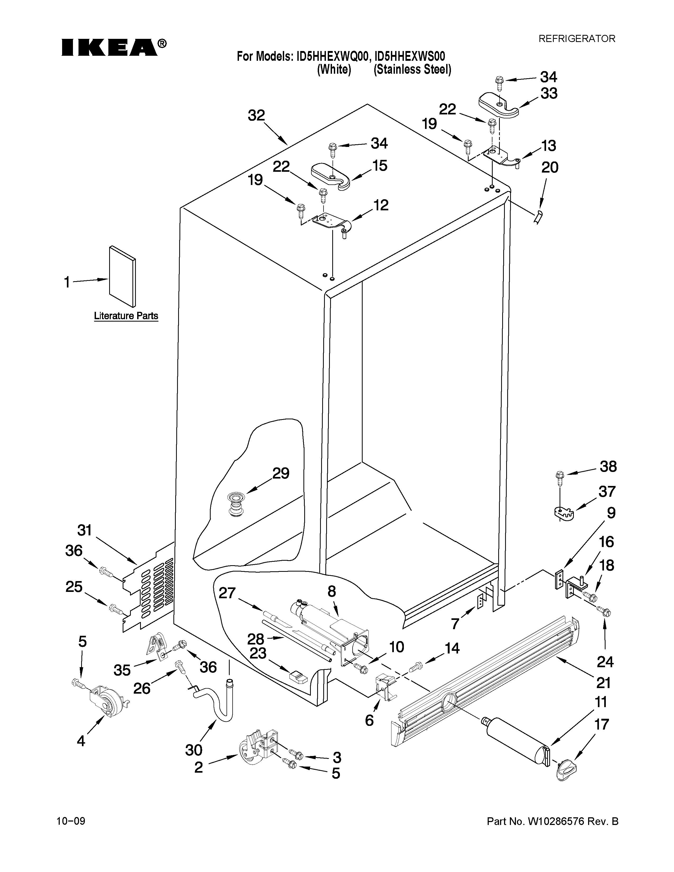 CABINET PARTS