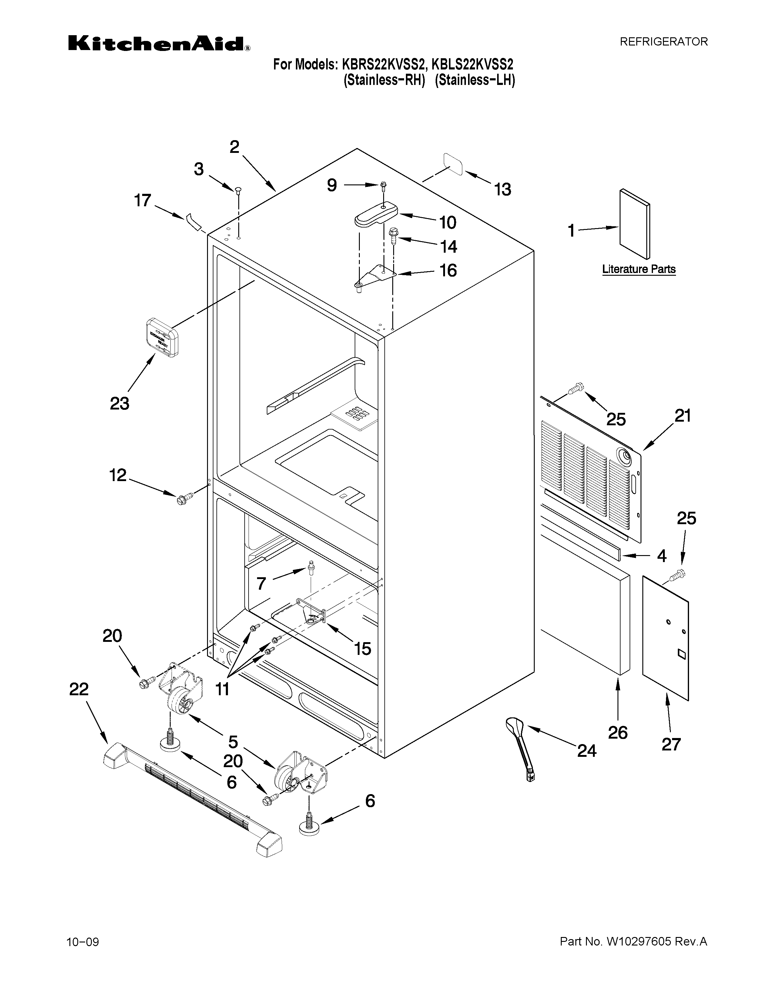 Cabinet parts
