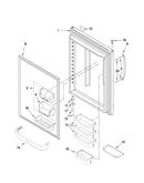 Refrigerator door parts