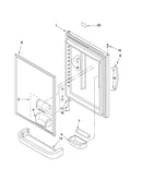 Refrigerator door parts