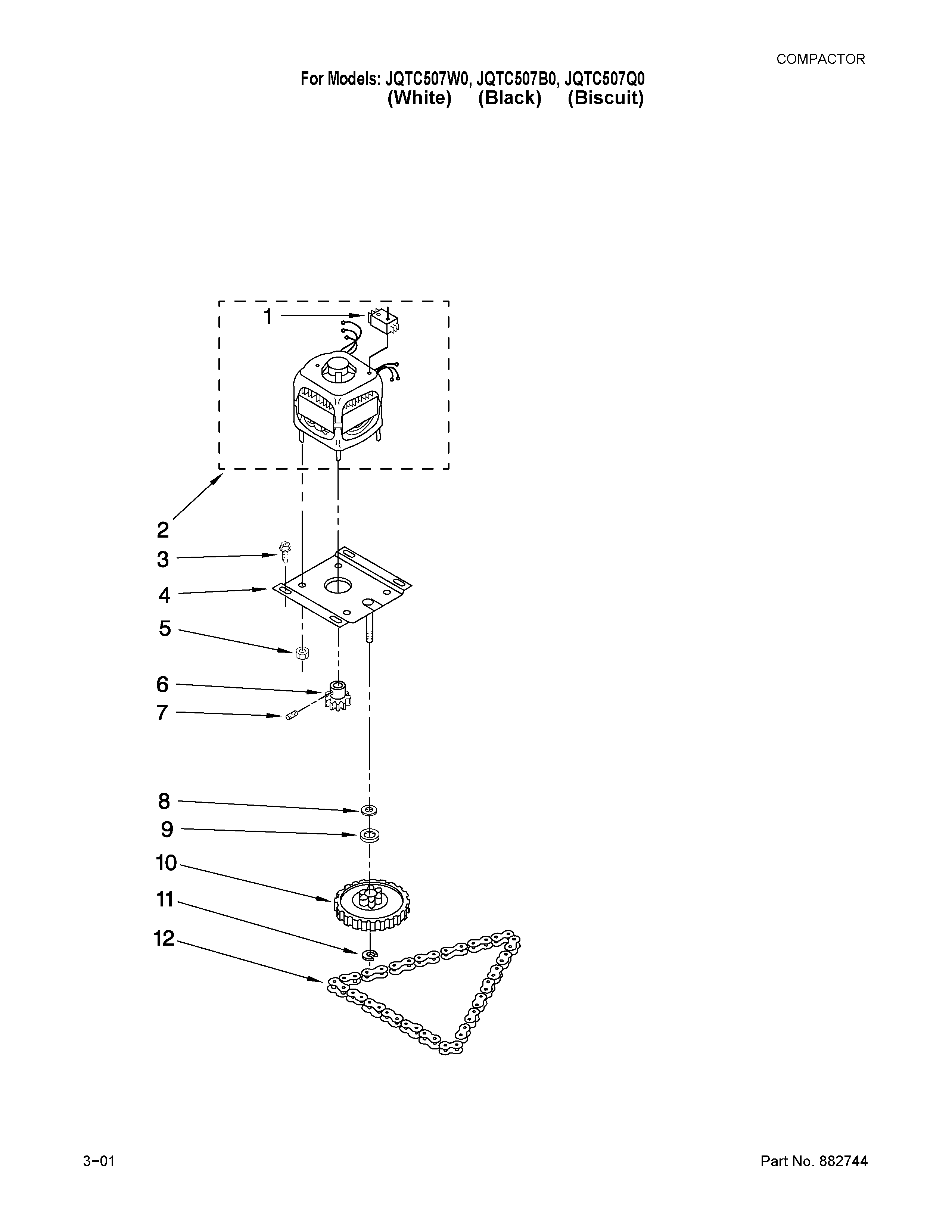 MOTOR AND DRIVE PARTS