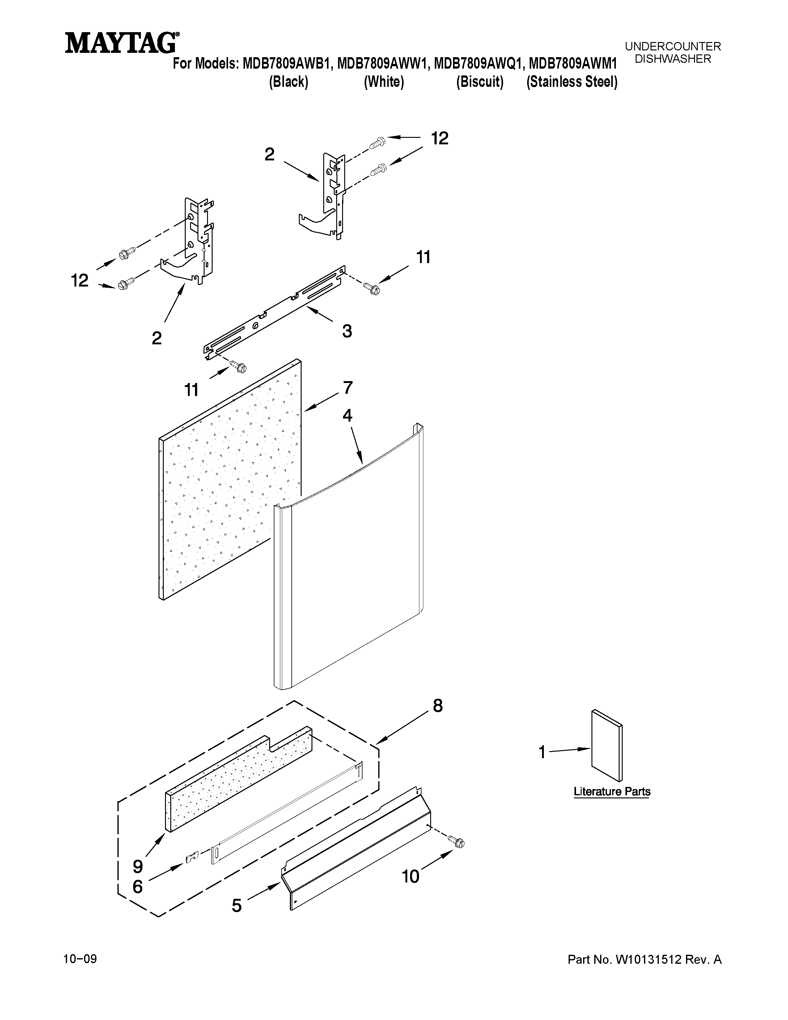 Door and panel parts