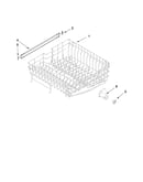 Upper rack and track parts