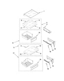Refrigerator shelf parts