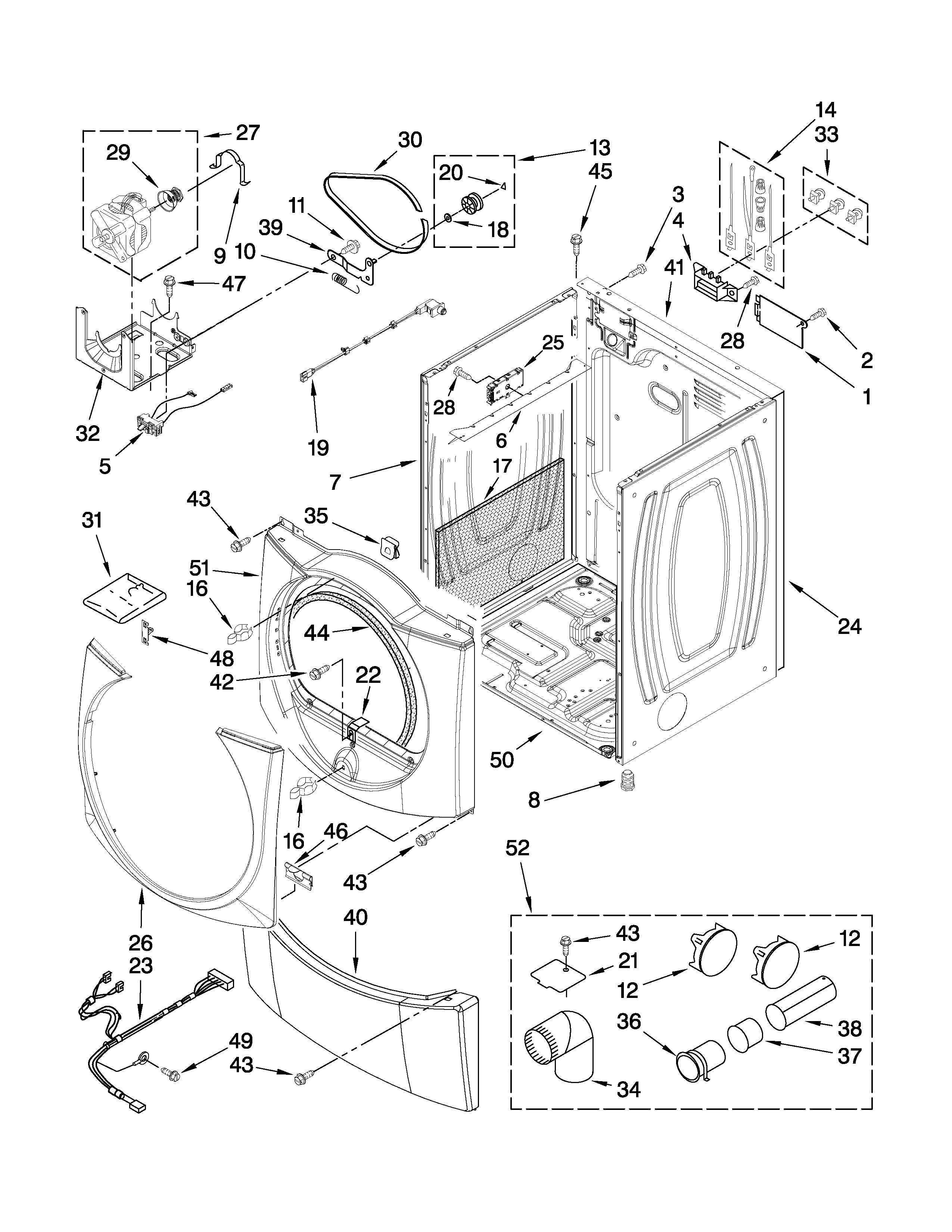 Cabinet parts