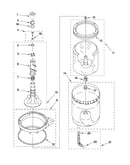 Agitator, basket and tub parts