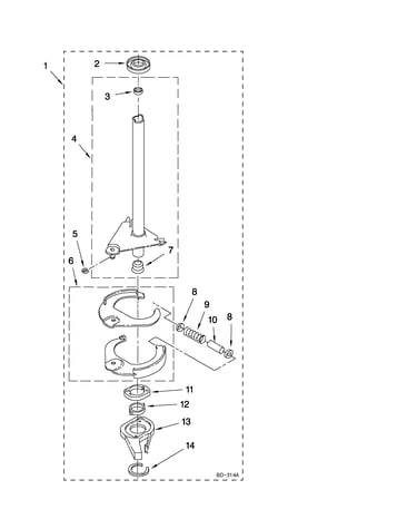 Brake and drive tube parts
