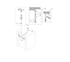 Maytag MGT3800TW2 water system parts diagram