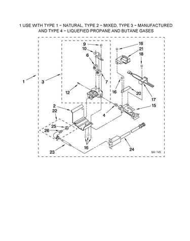 3402855 burner assembly
