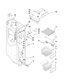 Freezer liner parts