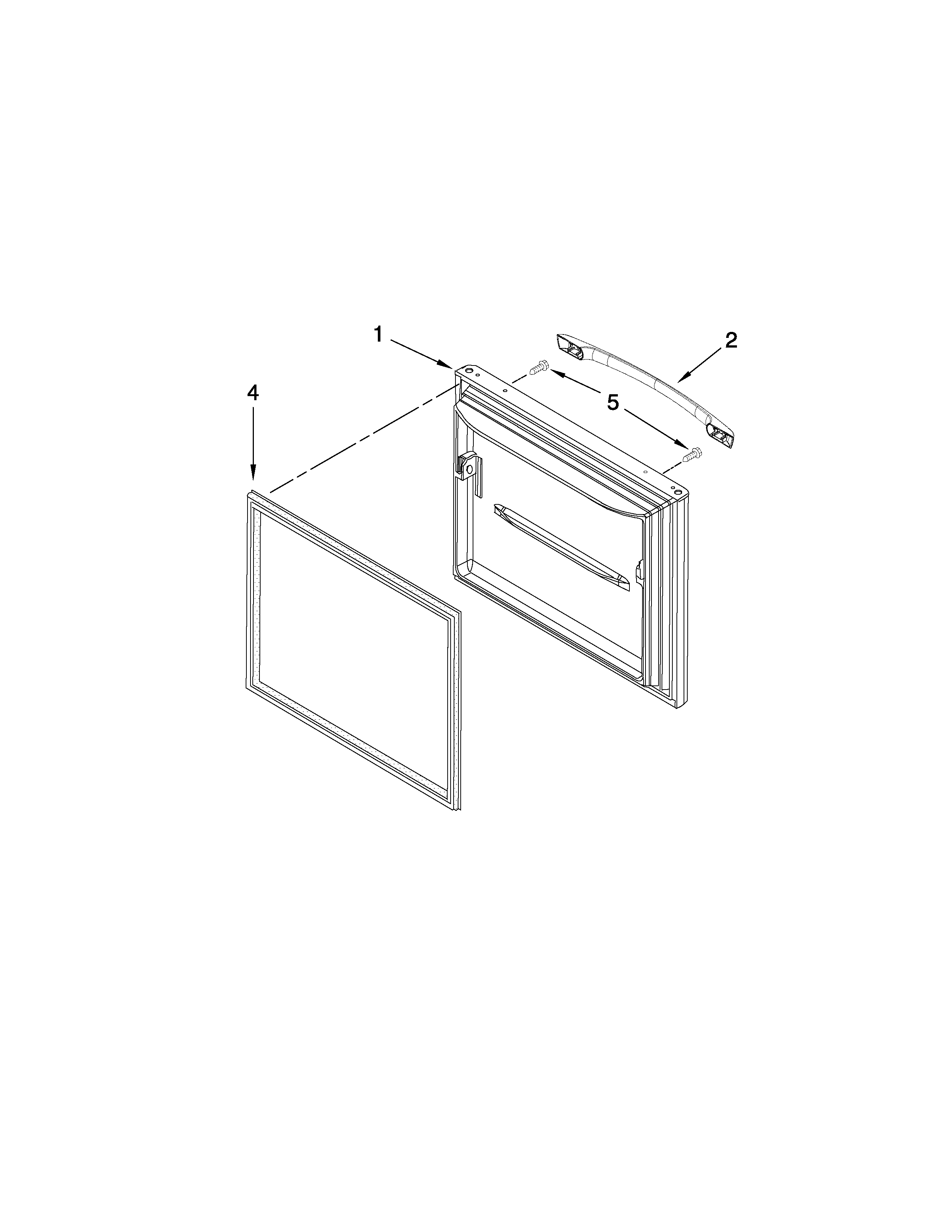 Freezer door parts