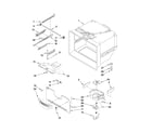 Amana ABB1927VEW2 freezer liner parts diagram