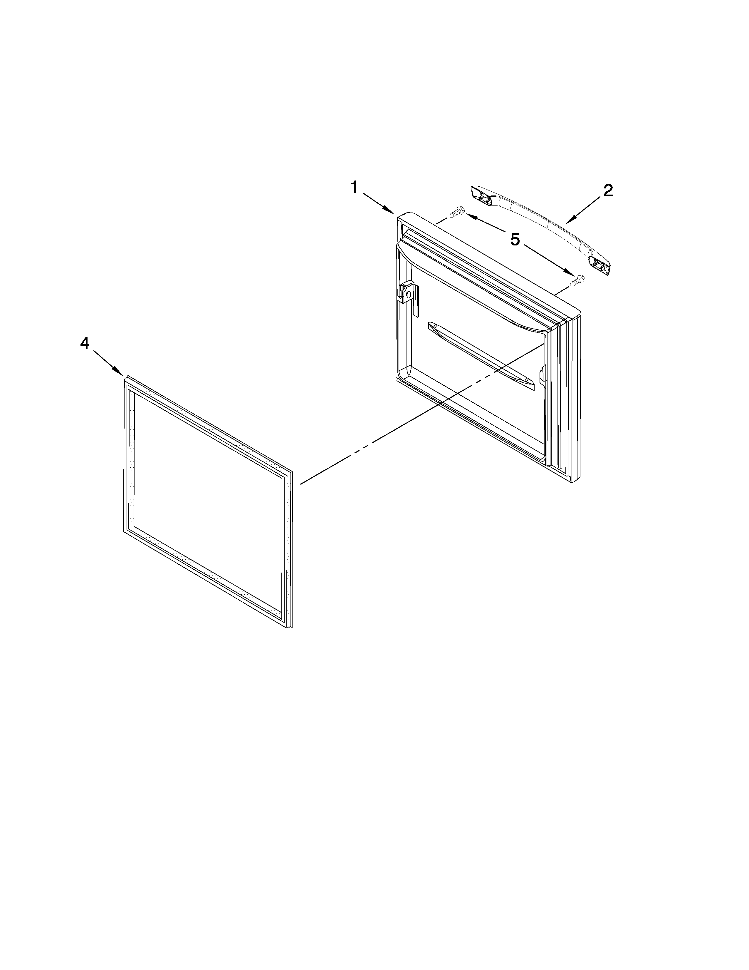 Freezer door parts