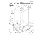 Whirlpool GS6NHAXVY02 cabinet parts diagram