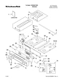 Cooktop, burner and grate parts