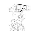 Whirlpool 7MWT99940VW1 machine base parts diagram