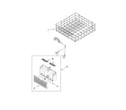 Whirlpool DU1055XTVD1 lower rack parts diagram