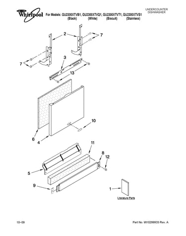 Door and panel parts