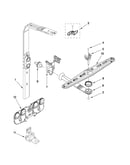 Upper wash and rinse parts