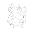 Whirlpool EB9FVHXVQ02 freezer liner parts diagram