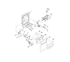 Whirlpool GD5RVAXVY05 dispenser front parts diagram