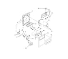Whirlpool ED5FHAXVY03 dispenser front parts diagram