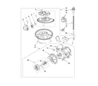 KitchenAid KUDS50FVPA2 pump and motor parts diagram