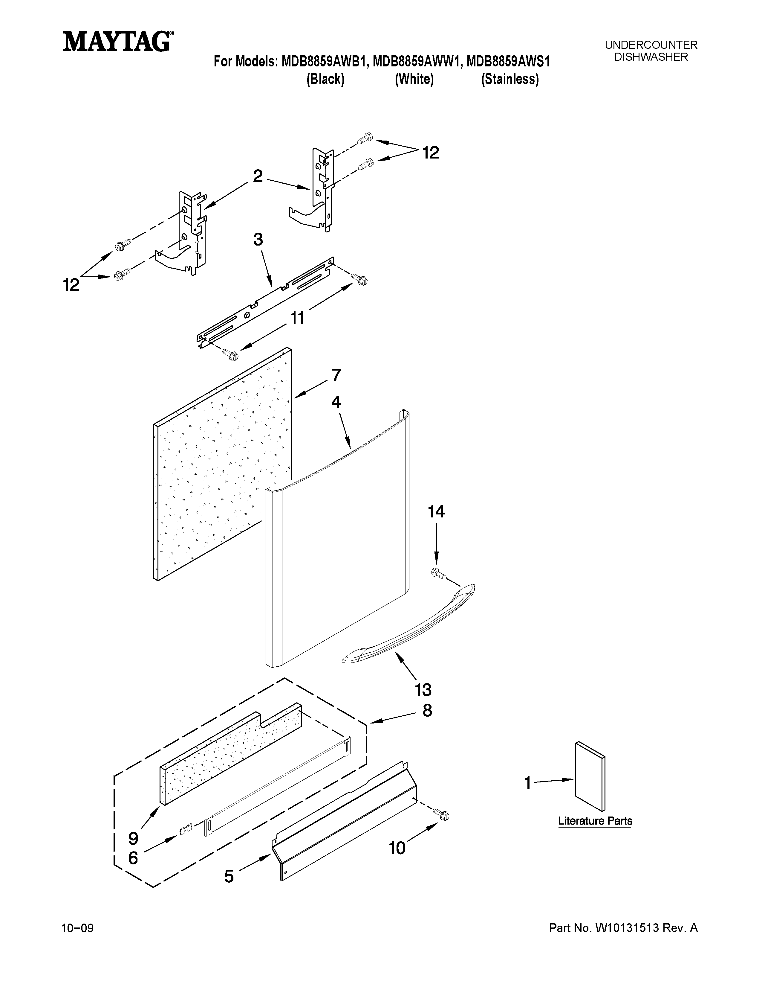 Door and panel parts