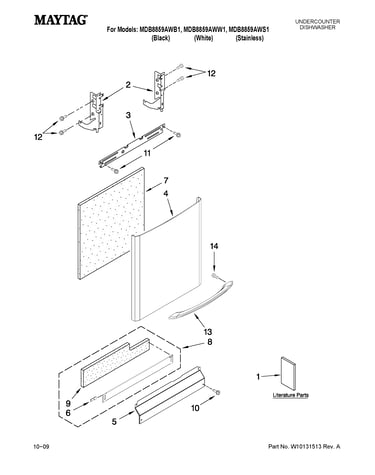 Door and panel parts
