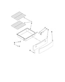 Drawer and rack parts