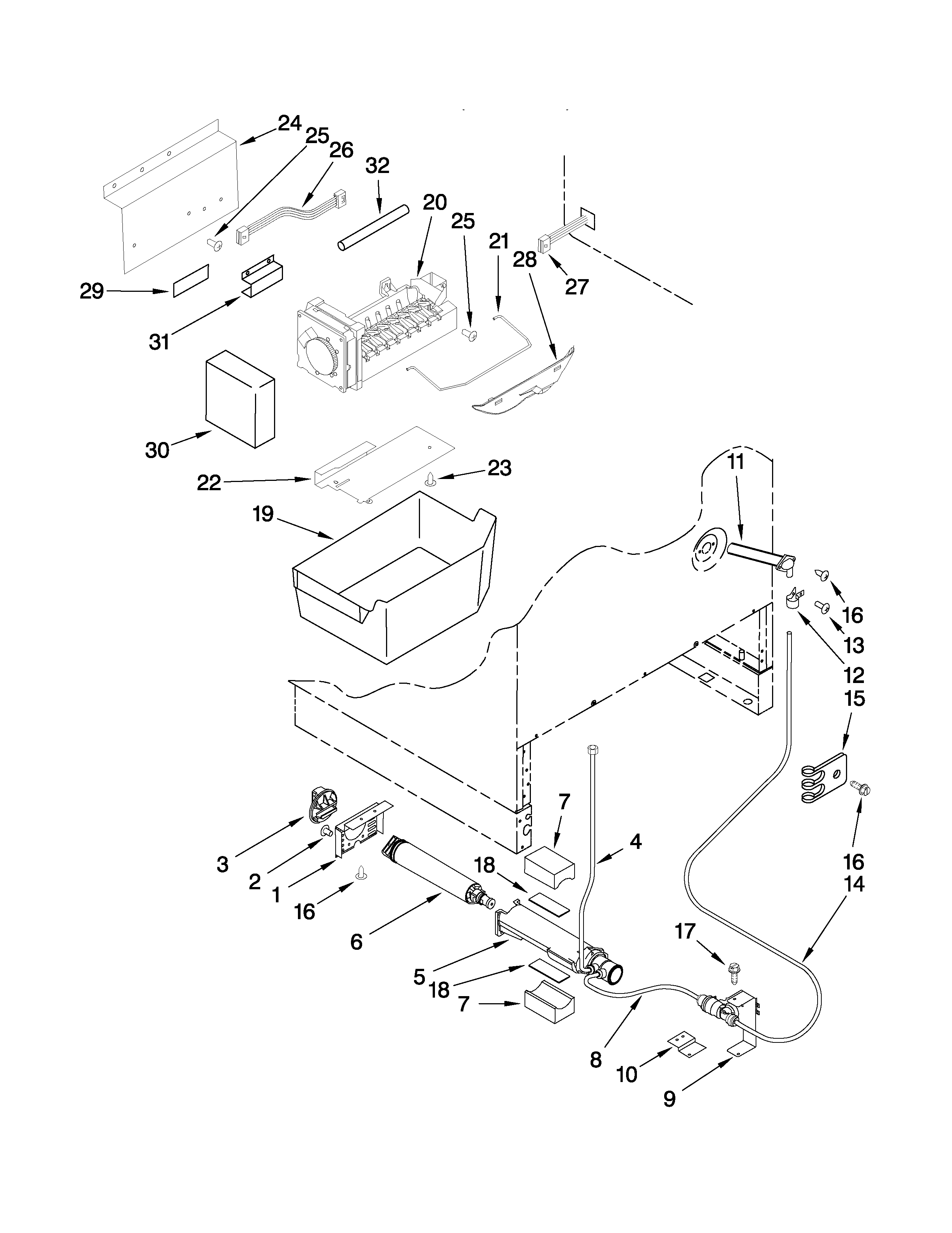 Icemaker parts