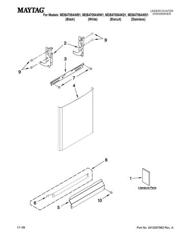 Door and panel parts