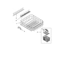 Maytag MDB6709AWB1 lower rack parts diagram