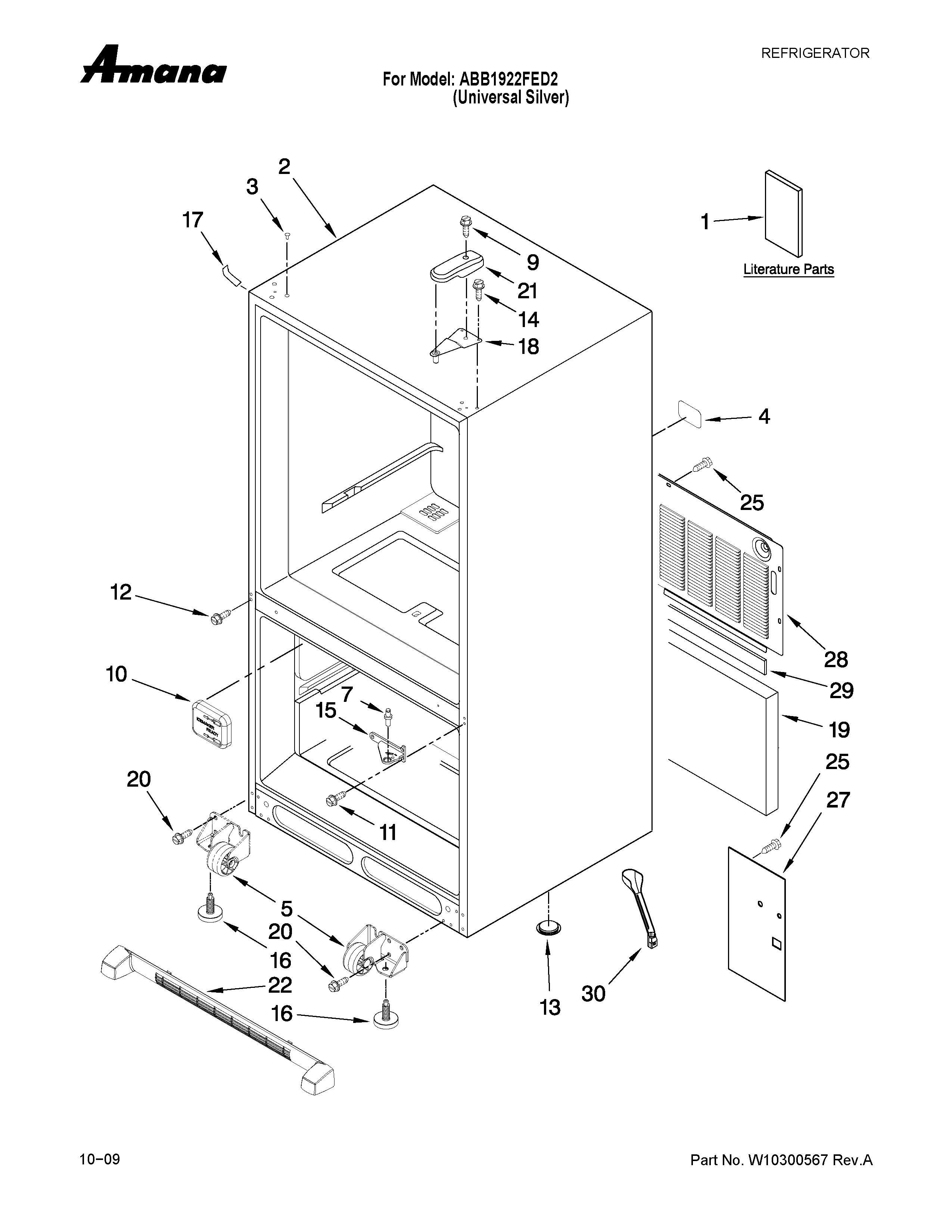 CABINET PARTS