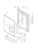 Refrigerator door parts