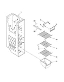 Freezer liner parts