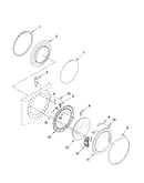 Door and latch parts