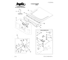 Inglis IGD7300WW0 top and console parts diagram