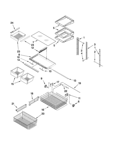 Shelf parts