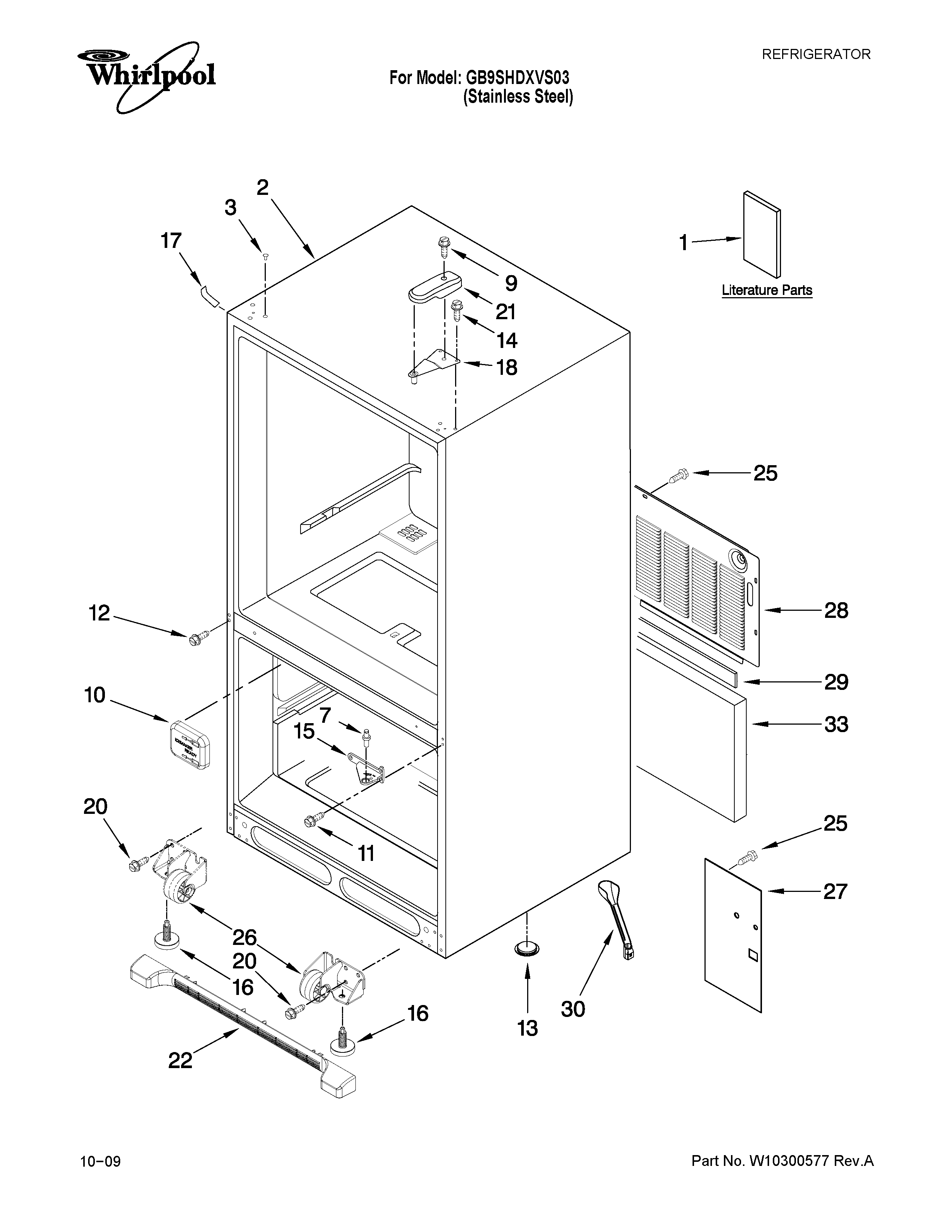Cabinet parts