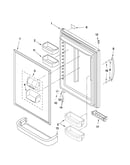 Refrigerator door parts