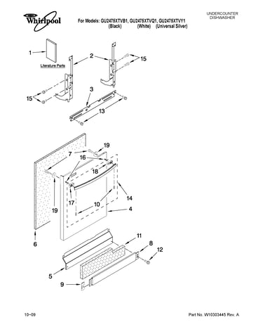 Door and panel parts