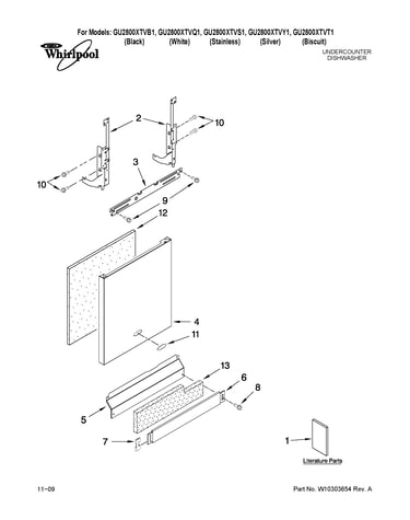 Door and panel parts